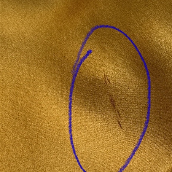 NOS Victoria’s Secret vintage gold label silk mustard pajama sleep shirt Sm READ - Picture 8 of 11